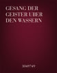 Gesang Der Geister Uber Den Wassern SSAA choral sheet music cover